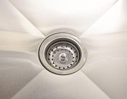 Omcan 43761 23 In. One Compartment Pot Sink, 18 x 18 x 11 In. Bowl, Center Drain, Drain Guard