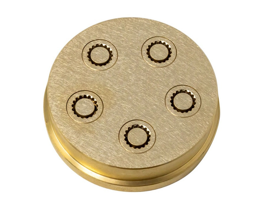 Omcan 45339 11mm Maccheroni Rigati Pasta Die for TR75 Pasta Machine