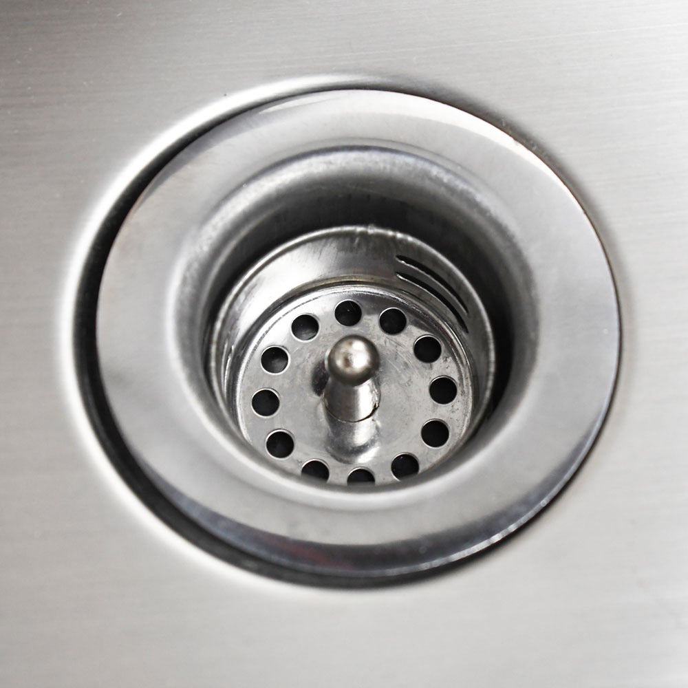 Omcan 46319 18 In. Wall Mount Hand Sink with Knee Valve Assembly, 14 x 10 In. Bowl, Gooseneck Faucet