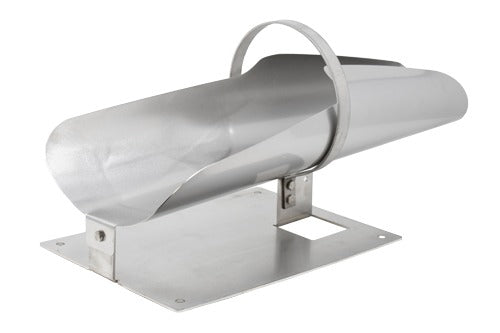 Omcan 46791 Medium Stuffing Horn, Stainless Steel, for Meat Netting Sizes 16 to 28