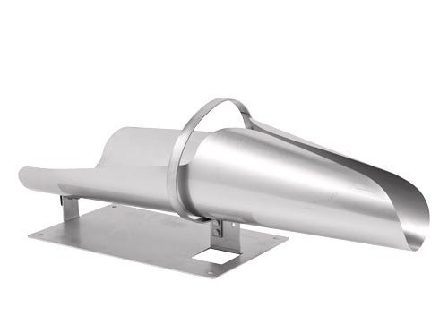 Omcan 46793 Large Stuffing Horn, Stainless Steel, for Meat Netting Sizes 20 to 28