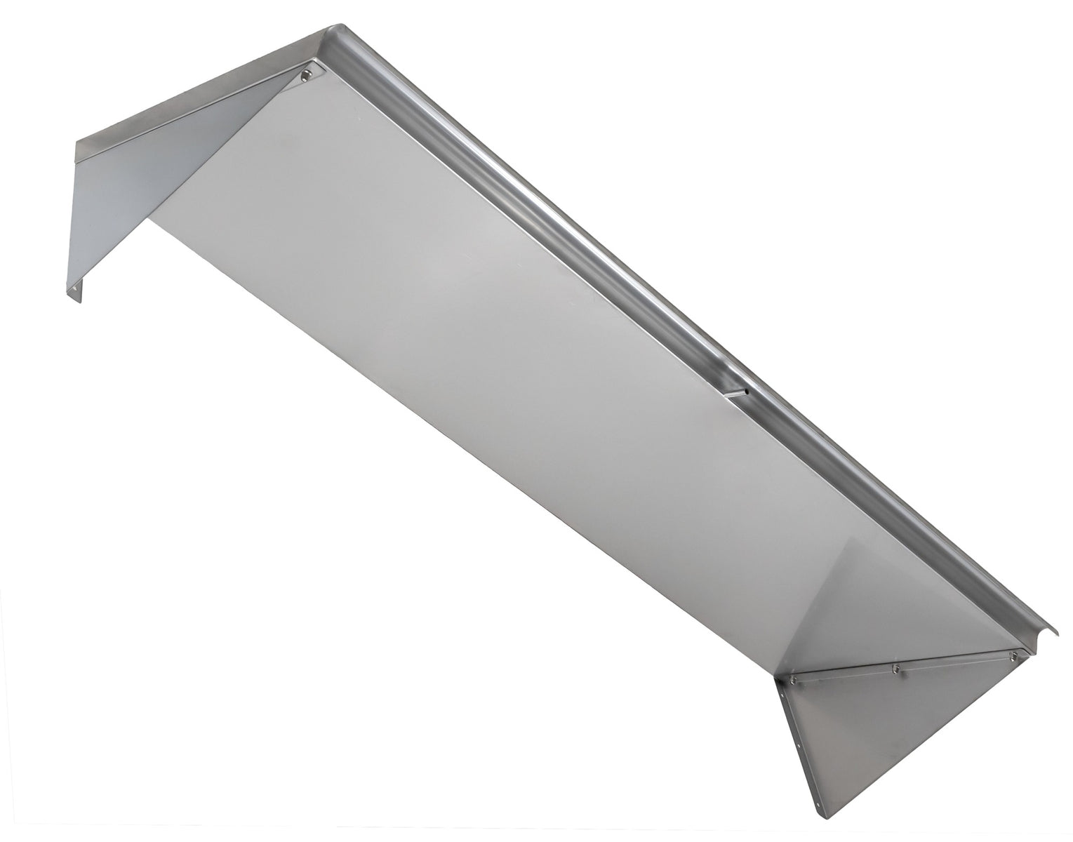 Omcan 47299 72 In. Stainless Steel Slanted Rack Shelf, 18-Gauge 304, Wall Mount