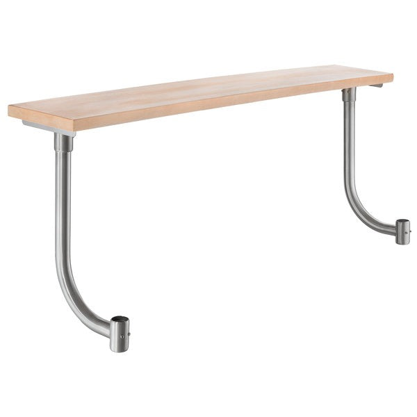 Omcan 47569 72 In. Maple Cutting Board, Height Adjustable, Mounts to 72 In. Equipment Stands