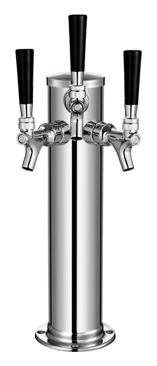 Omcan 48696 Triple Tap Draft Tower for Bar Coolers