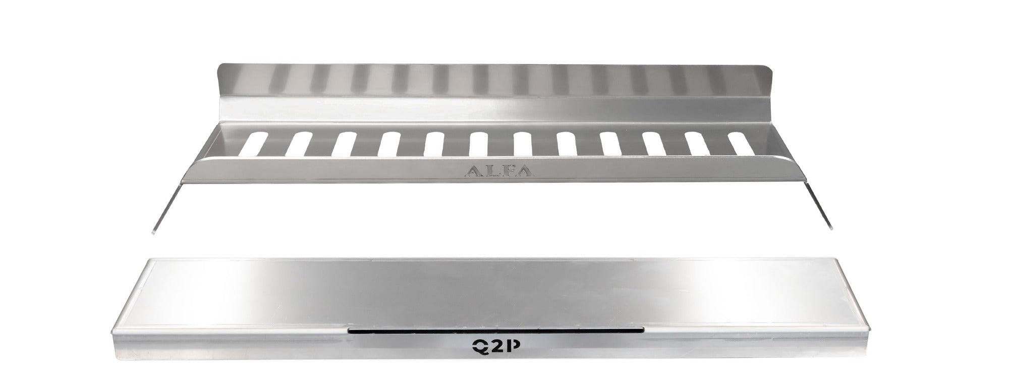 Omcan 59323 Trento Alfa Hybrid Kit for Quick Series 2 Pizza Oven 59321, Burner Cover and Wood Holder, Stainless Steel