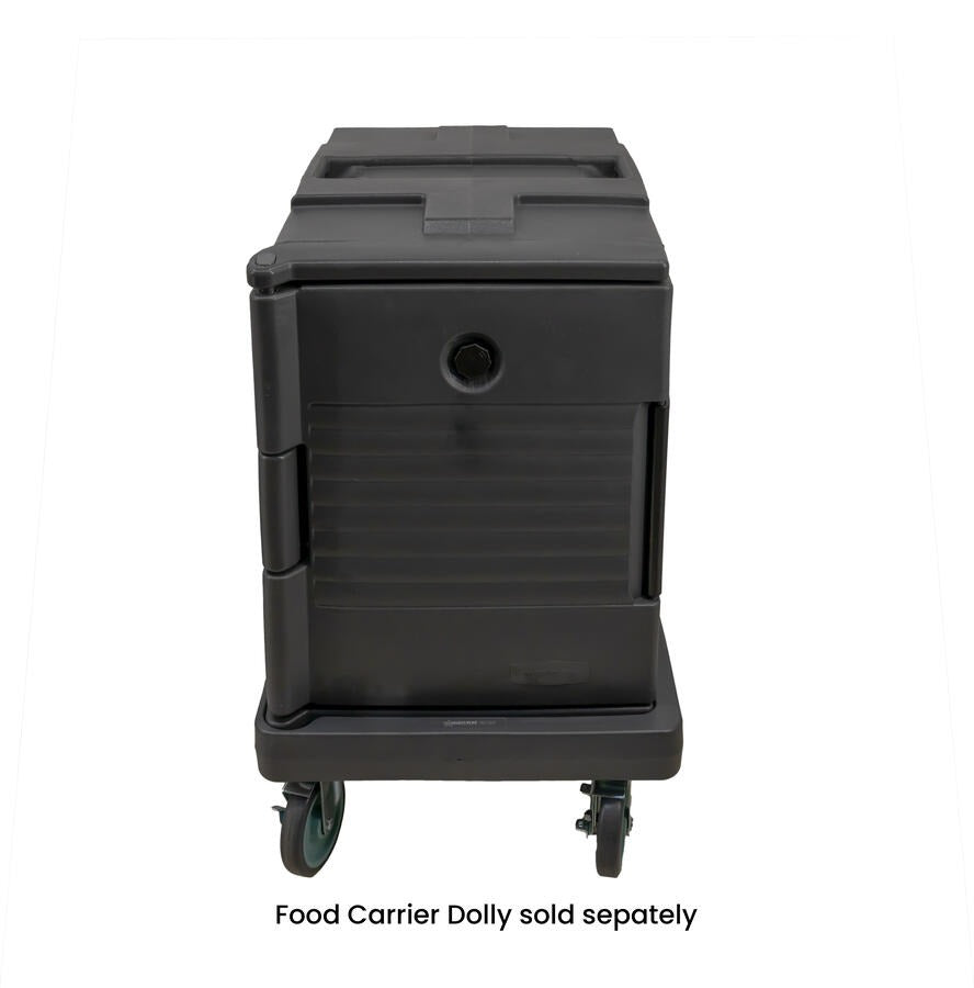 Omcan 80184 6 Pan Front Loading Insulated Food Pan Carrier, Vent Cover, Air-Tight Gaskets, Stackable
