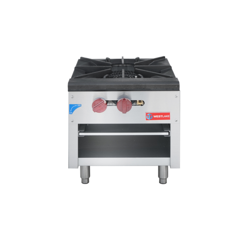 Westlake SP-1M 18 In. Gas Stock Pot Range, 1 Dual Ring Burner, 80,000 BTU, Cast Iron Grate