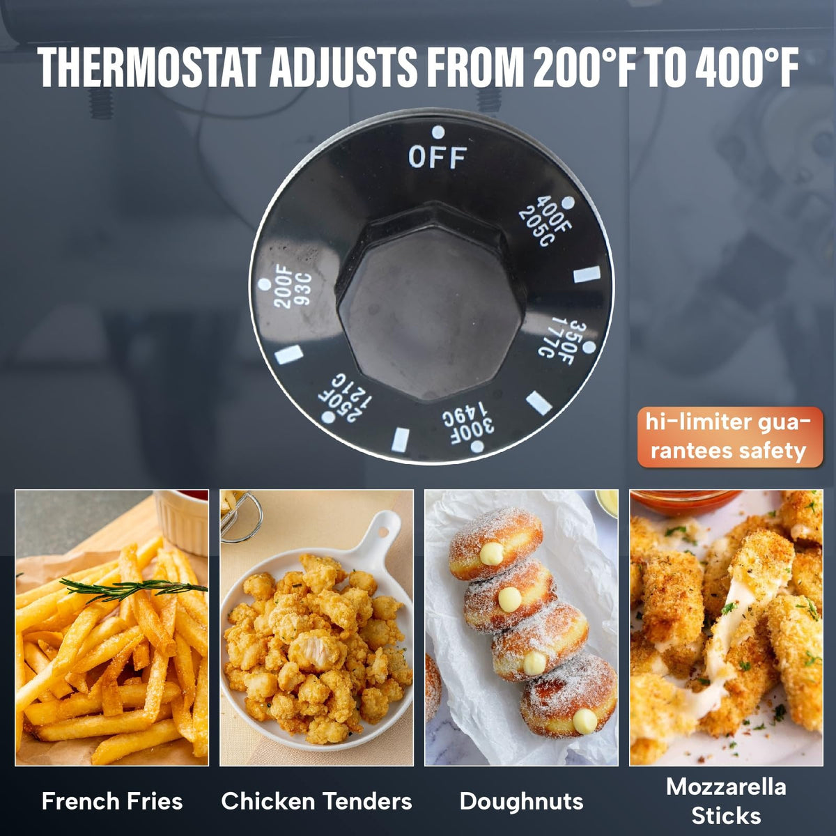 Westlake GF90 15.5 In. Natural Gas Floor Fryer, 90,000 BTU, Stainless Steel Vat, Robertshaw Thermostat