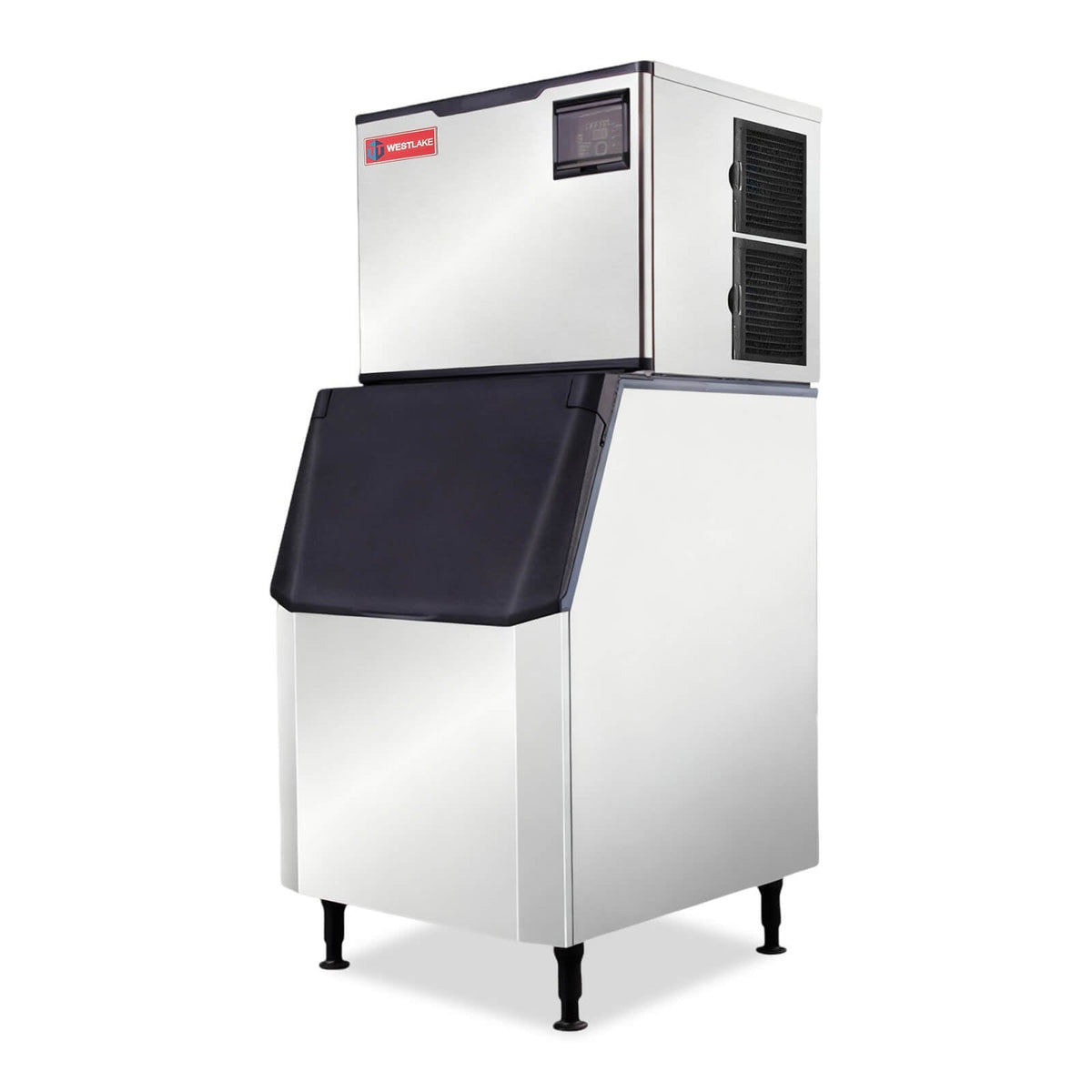 Westlake SK-729 700 lb. Ice Machine with Bin, Full Cube, Air Cooled, 440 lb. Storage
