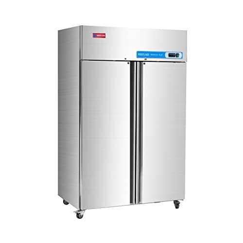Westlake WK-48F 48 In. Two-Section Reach-In Freezer, 2 Solid Doors, Stainless Steel, 36 Cu. Ft.