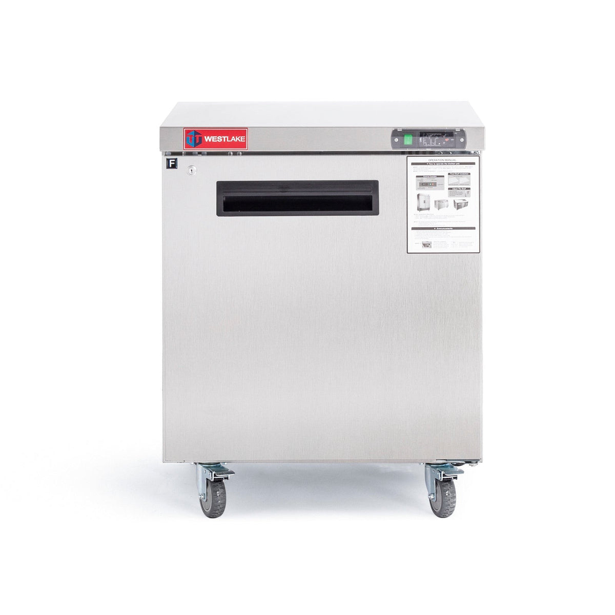 Westlake WKTF-27B 28 In. Undercounter Freezer, 1 Door, 6.4 Cu. Ft., Stainless Steel
