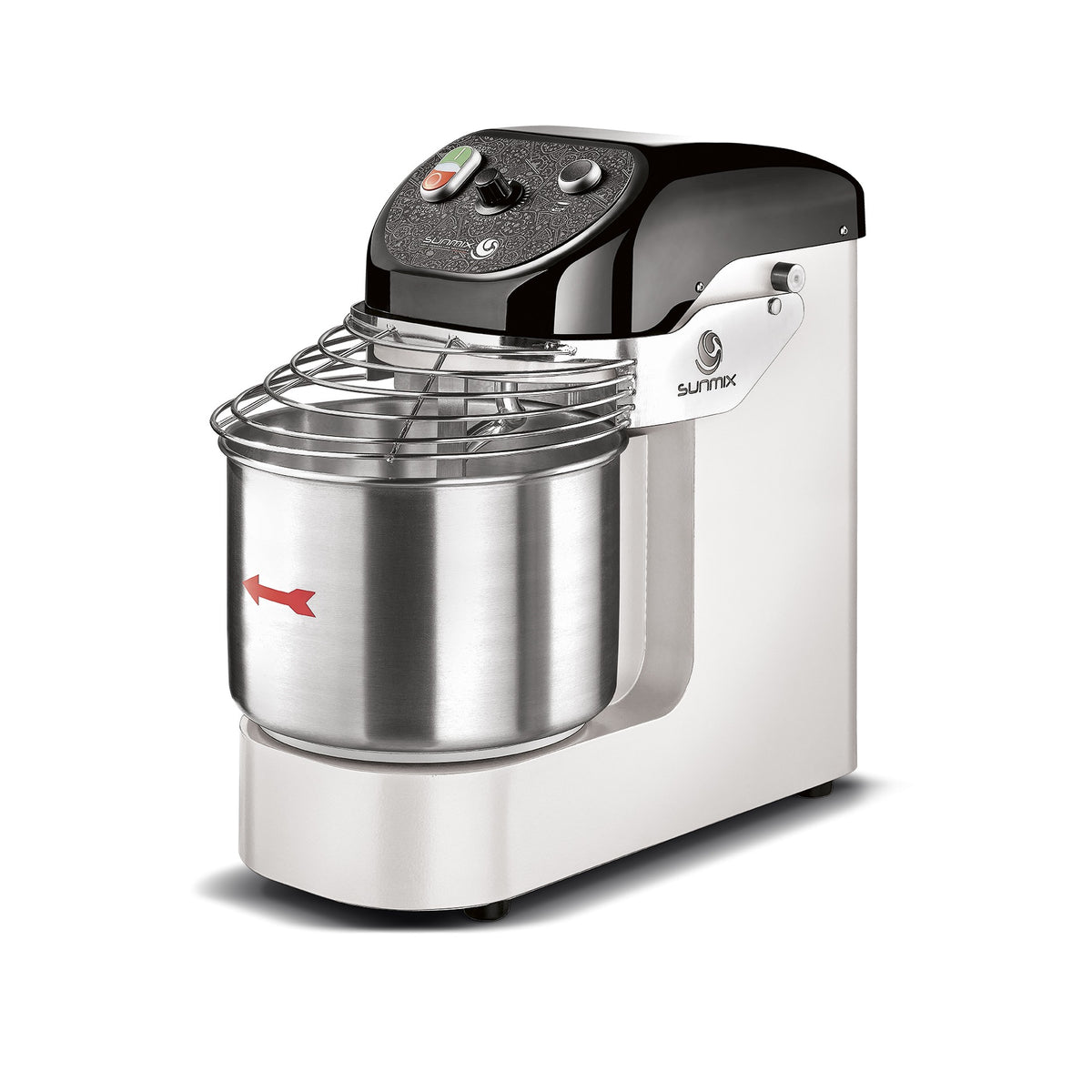Sunmix EASY10 13 Qt Spiral Dough Mixer, 22 lb Dough Capacity, Fixed Bowl, Variable Speed With Reverse, 110V