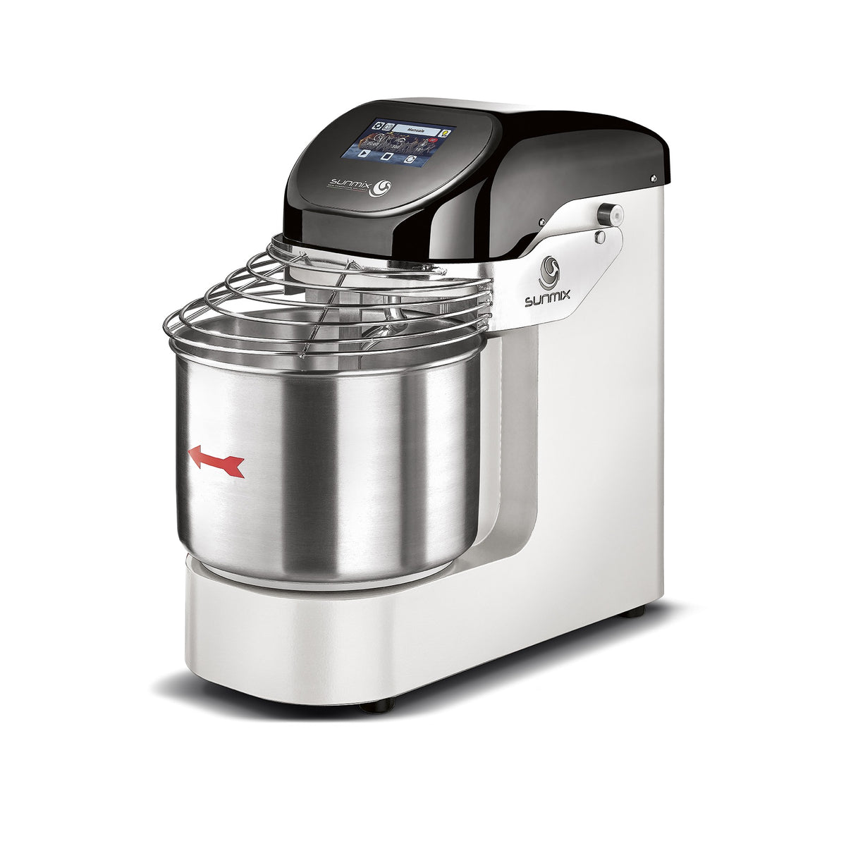 Sunmix EVO10 13 Qt Spiral Dough Mixer, 22 lb Dough Capacity, Touchscreen Controls, Variable Speed With Reverse, 110V