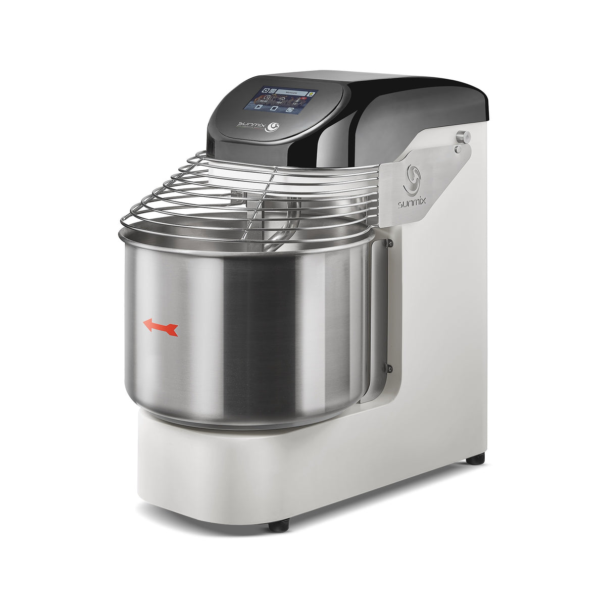 Sunmix EVO20 26 Qt Spiral Dough Mixer, 44 lb Dough Capacity, Touchscreen Controls, Variable Speed With Reverse, 230V Single Phase