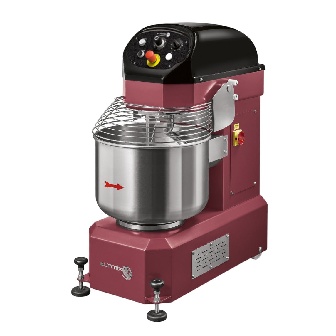 Sunmix SUN60 TL A 85 Qt Spiral Dough Mixer, 132 lb Dough Capacity, Variable Speed, Retractable Wheels, 230V Single Phase