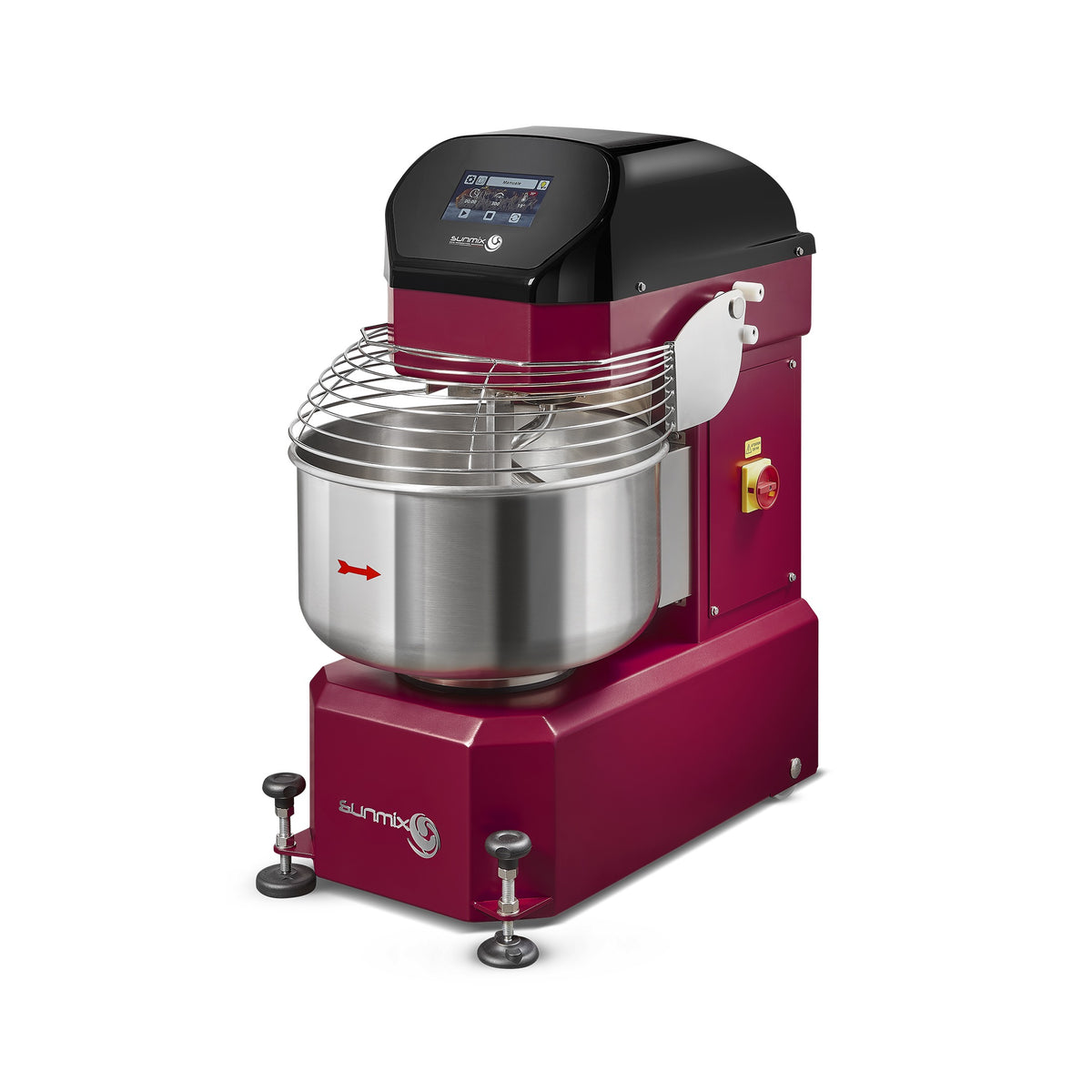 Sunmix SMART 40 58 Qt Spiral Dough Mixer, 88 lb Dough Capacity, Touchscreen Controls, Variable Speed With Reverse, 230V Single Phase