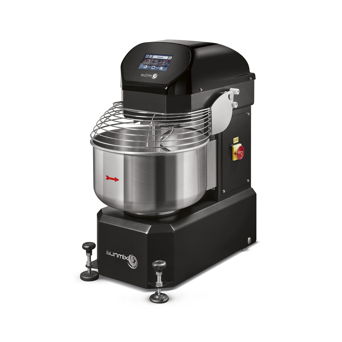 Sunmix SMART 40 58 Qt Spiral Dough Mixer, 88 lb Dough Capacity, Touchscreen Controls, Variable Speed With Reverse, 230V Single Phase