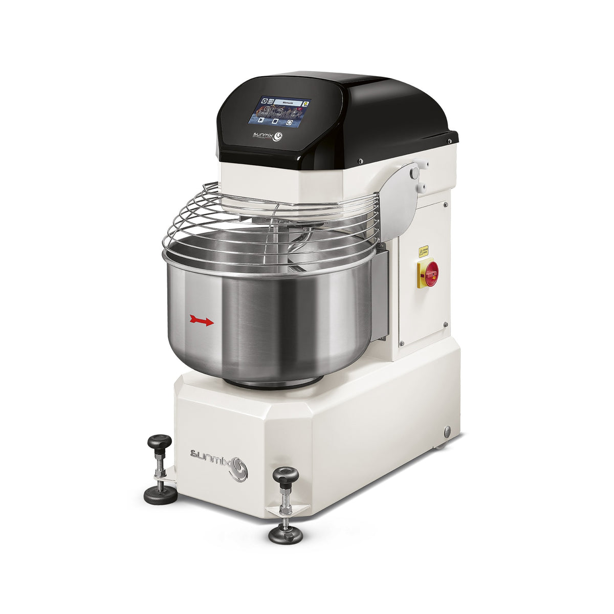 Sunmix SMART 40 58 Qt Spiral Dough Mixer, 88 lb Dough Capacity, Touchscreen Controls, Variable Speed With Reverse, 230V Single Phase