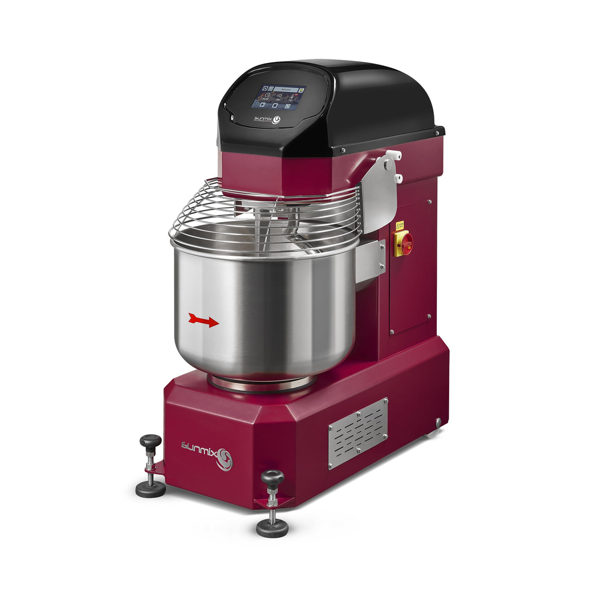 Sunmix SMART 50 70 Qt Spiral Dough Mixer, 110 lb Dough Capacity, Touchscreen Controls, Variable Speed With Reverse, 230V Single Phase