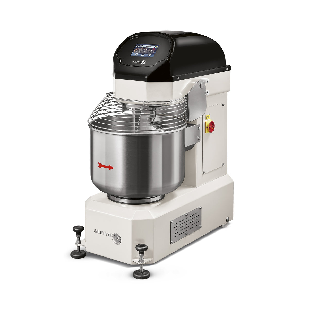Sunmix SMART 50 70 Qt Spiral Dough Mixer, 110 lb Dough Capacity, Touchscreen Controls, Variable Speed With Reverse, 230V Single Phase