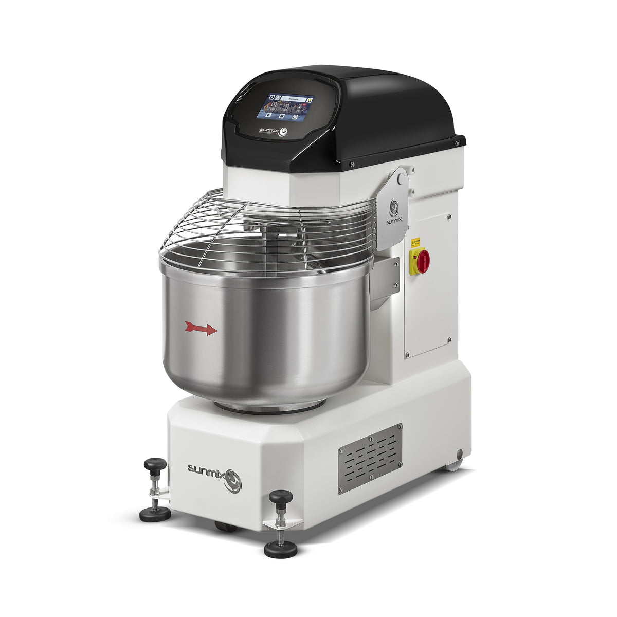 Sunmix SMART 60 85 Qt Spiral Dough Mixer, 132 lb Dough Capacity, Touchscreen Controls, Variable Speed With Reverse, 230V Single Phase