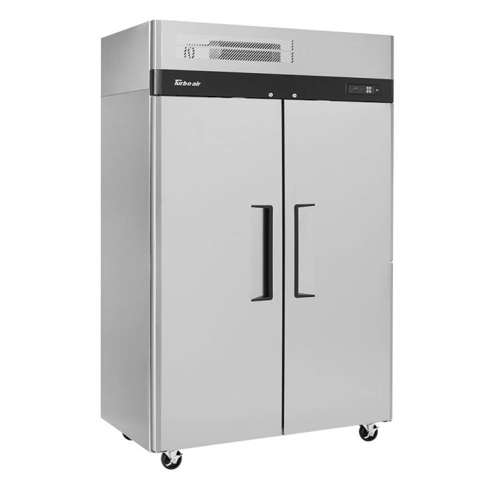 Turbo Air M3R47-2-N 2 Solid Door Top Mount Refrigerator, 42.3 Cu. Ft.