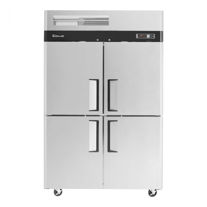 Turbo Air M3R47-4-N 4 Solid Half-Door Top Mount Refrigerator, 42.1 Cu. Ft.