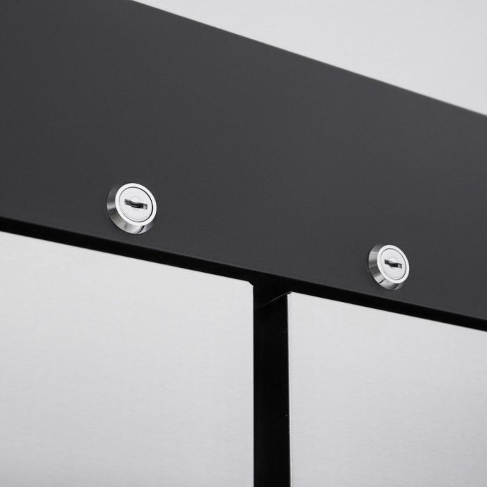 Turbo Air M3R47-4-N 4 Solid Half-Door Top Mount Refrigerator, 42.1 Cu. Ft.