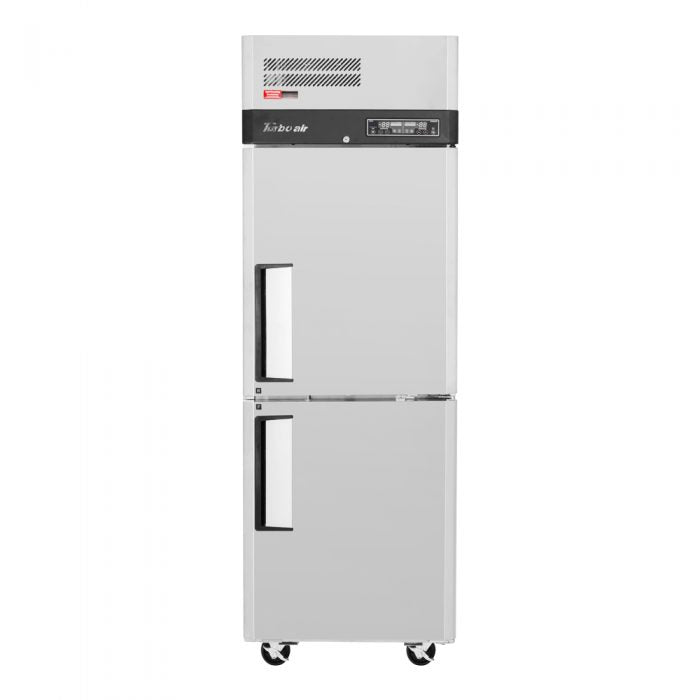 Turbo Air M3RF19-2-N 2 Half-Door Dual Temp, Top Mount Refrigerator & Freezer, 8.39 Cu. Ft.