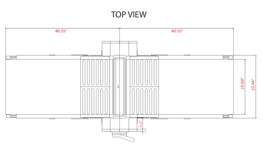 Prepline CSP-120 Steel Reversible 120v Countertop Model Dough Sheeter
