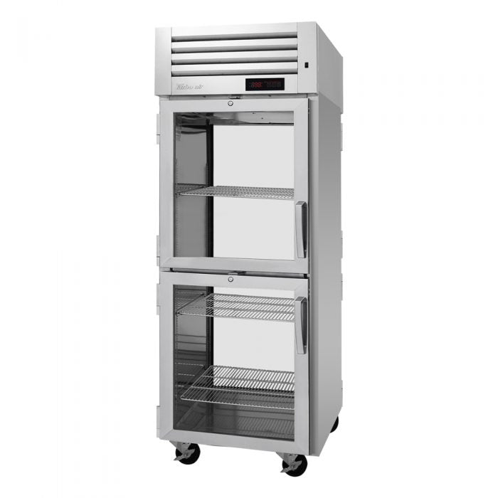 Turbo Air PRO-26-2H2-G-PT 4 Glass Half Door Pass-Thru, Heated Cabinet (208V)