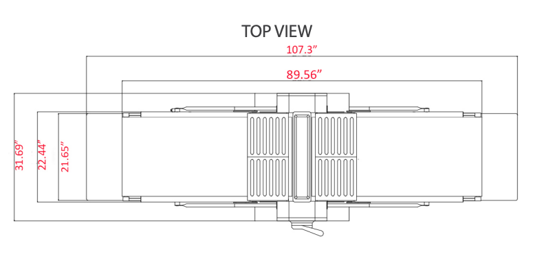 Prepline FSP-120 Painted Steel Reversible 120v Floor Model Dough Sheeter
