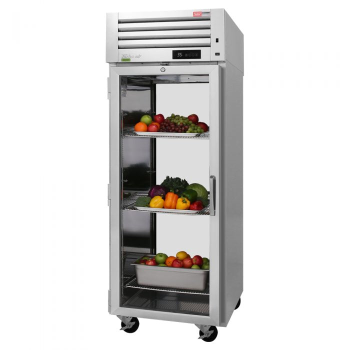 Turbo Air PRO-26R-G-PT-N 2 Glass Door Pass-Thru, Top Mount Refrigerator, 29.0 Cu. Ft.