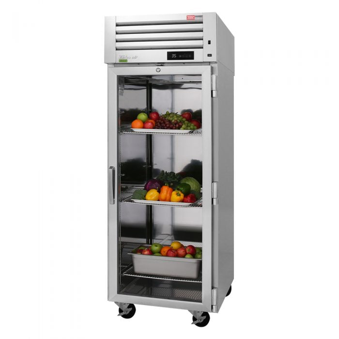 Turbo Air PRO-26R-GS-PT-N 1 Glass Front Door / 1 Solid Back Door Pass-Thru, Top Mount Refrigerator