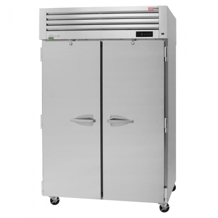 Turbo Air PRO-50F-N 2 Solid Door Top Mount Freezer, 48.3 Cu. Ft.