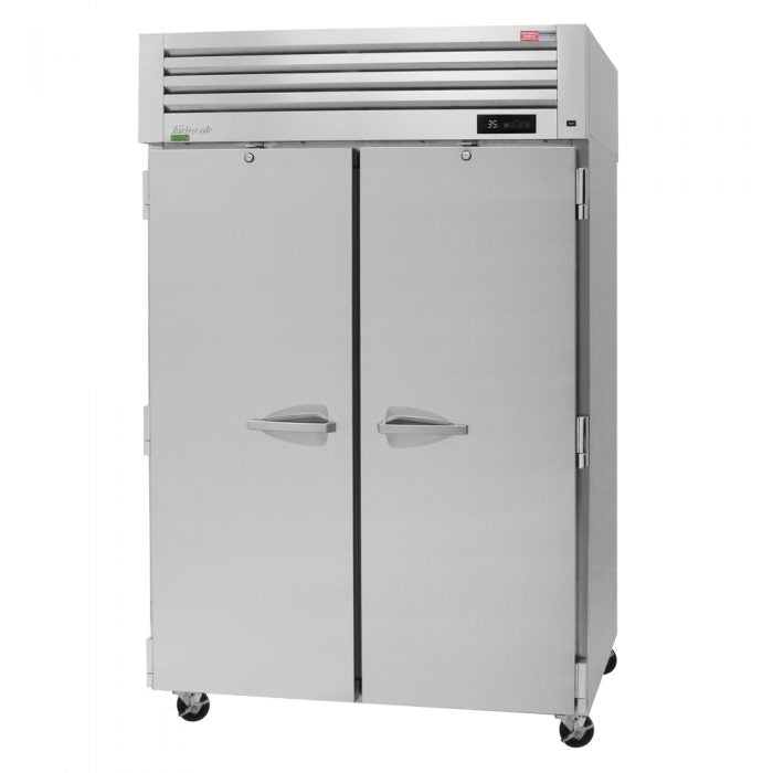 Turbo Air PRO-50R-PT-N 4 Solid Door Pass-Thru, Top Mount Refrigerator, 50.6 Cu. Ft.
