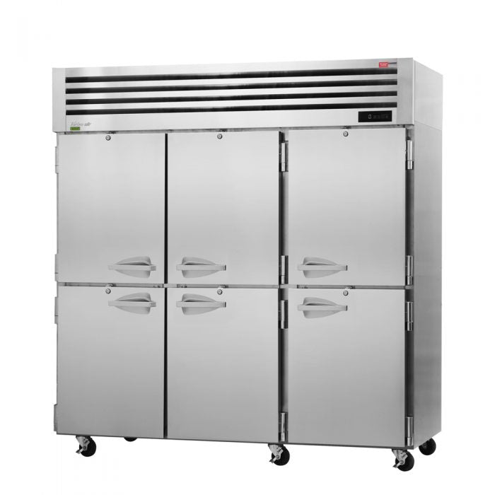 Turbo Air PRO-77-6F-N 6 Solid Half-Door Top Mount Freezer, 74.6 Cu. Ft.