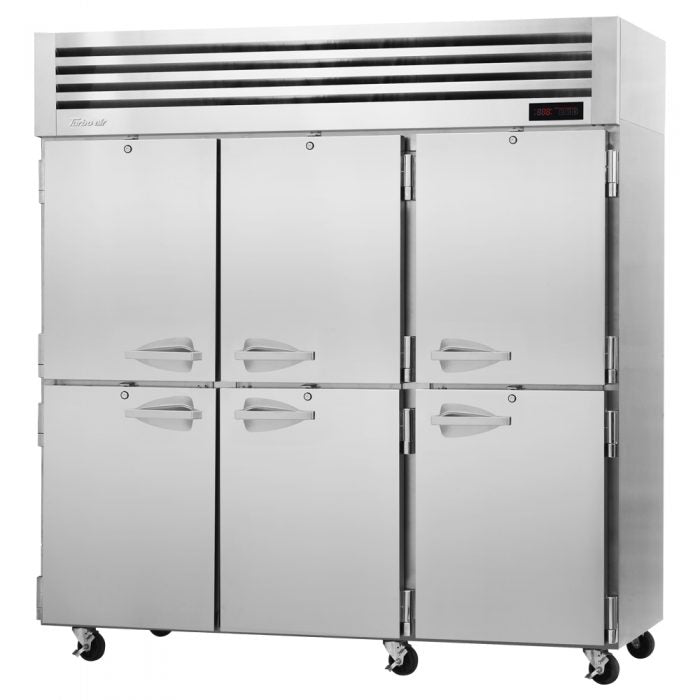 Turbo Air PRO-77-6H 6 Solid Half-Door Heated Cabinet, 73.9 Cu. Ft.