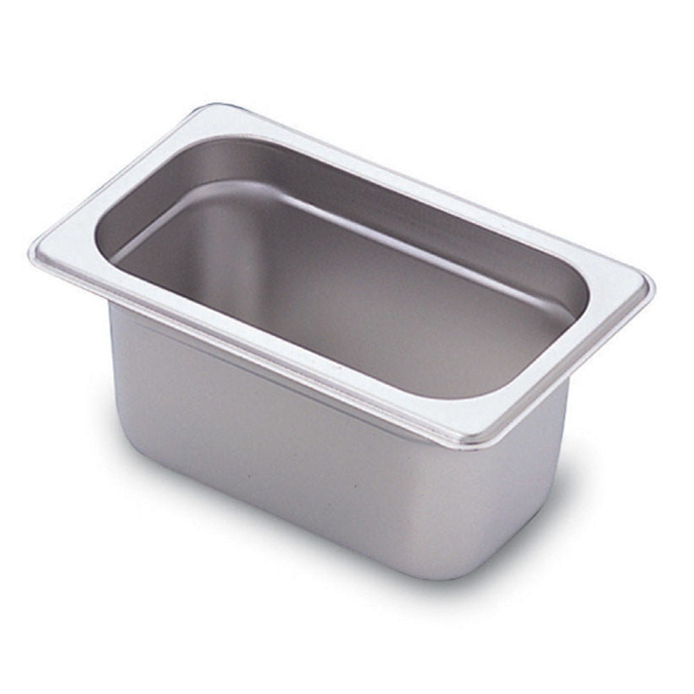 Prepline PFP-19-4 One-Ninth 1/9 Stainless Steel Food Pan with 4" Depth