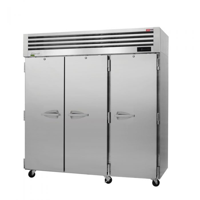 Turbo Air PRO-77F-N 3 Solid Door Top Mount Freezer, 74.9 Cu. Ft.