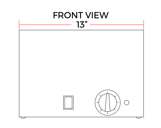 Prepline PFW500 Full-size Bain Marie Food Warmer