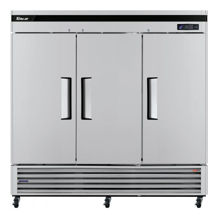 Turbo Air TSF-72SD-N 3 Solid Door Freezer, Bottom Mount, 63.8 Cu. Ft.
