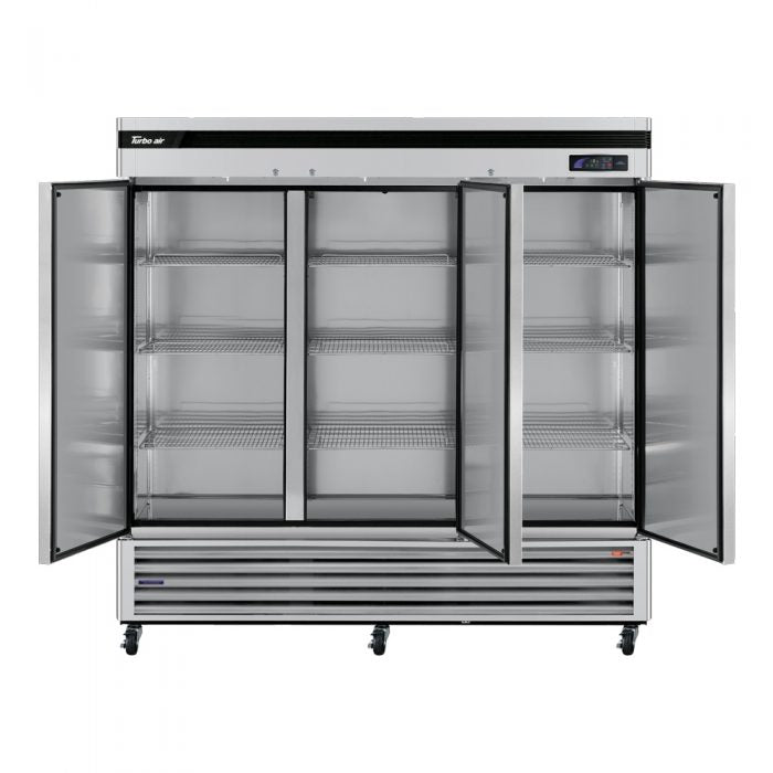 Turbo Air TSF-72SD-N 3 Solid Door Freezer, Bottom Mount, 63.8 Cu. Ft.