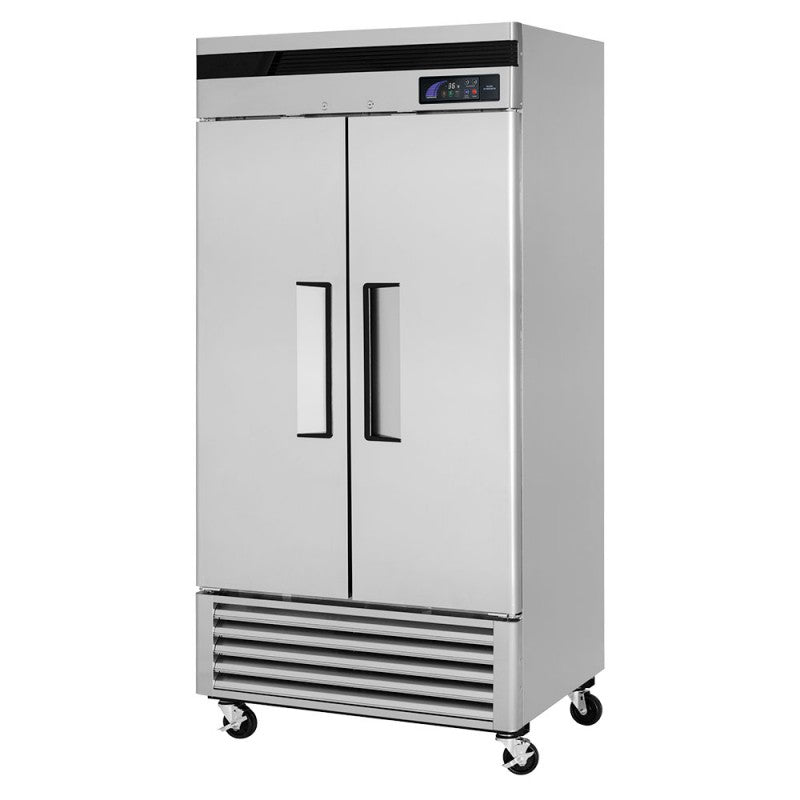 Turbo Air TSR-35SD-N Super Deluxe Reach-In Refrigerator, Two Solid Doors, 29 Cubic Feet