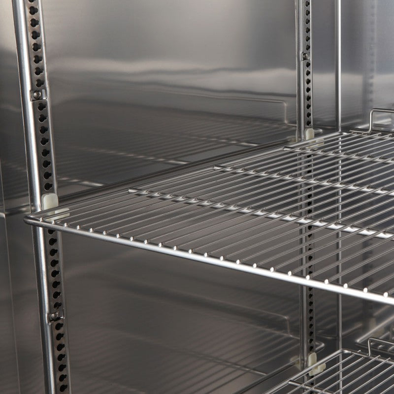 Turbo Air TSR-35SD-N Super Deluxe Reach-In Refrigerator, Two Solid Doors, 29 Cubic Feet