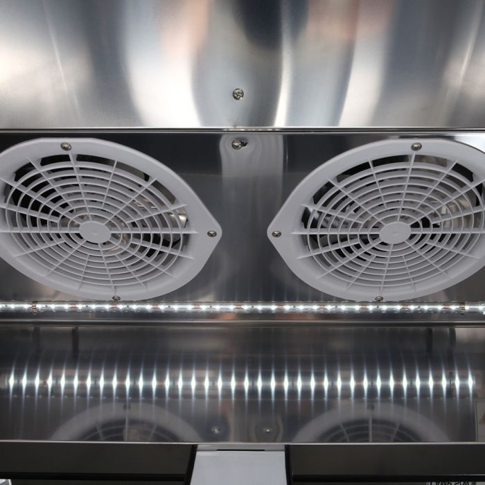 Turbo Air TSR-49GSD-N 2 Glass Door Refrigerator, Bottom Mount, 44.1 Cu. Ft.