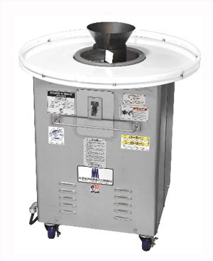 AM Manufacturing R900T Round - O - Matic Dough Rounder with Rotating Table, 1 - 32 Ounce Scaling Range