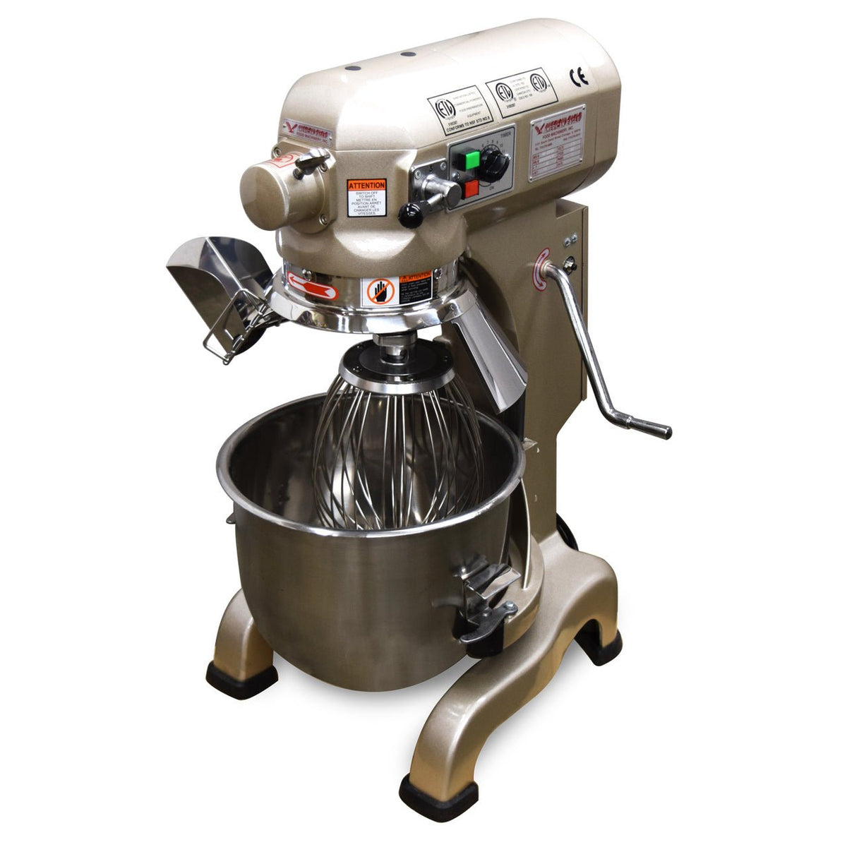 American Eagle AE - 20GA 20 Qt. Gold Series Mixer with Guard, 115V/1PH/60Hz, 3 Speeds - TheChefStore.Com