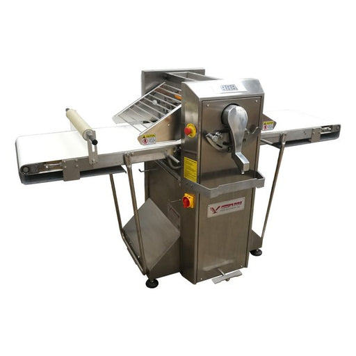 American Eagle AE - DS520B - SS Premium Series All Stainless Steel Dough Sheeter Floor Type w/Removable Tables w/ Digital Gauge 19.75" W x 82"L, 220V/1Ph - TheChefStore.Com