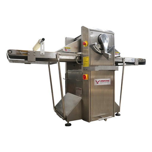 American Eagle AE - DS520B - SS Premium Series All Stainless Steel Dough Sheeter Floor Type w/Removable Tables w/ Digital Gauge 19.75" W x 82"L, 220V/1Ph - TheChefStore.Com